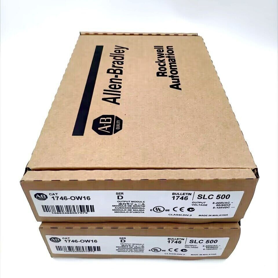 Allen Bradley Factory Sealed AB 1746-OW16 SLC500 Relay Output with High Reliability and Easy Integration - ALLEN BRADLEY