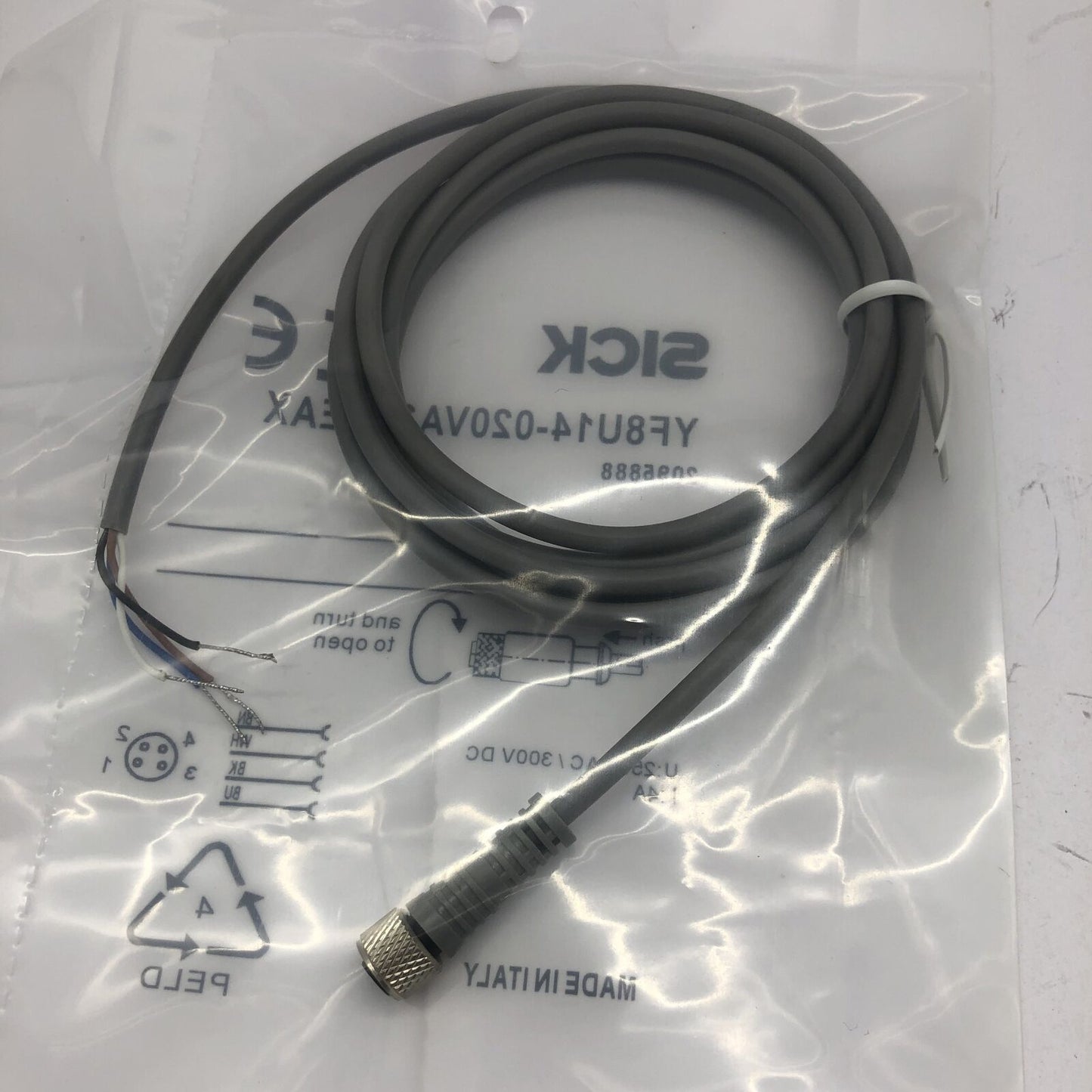 SICK YF8U14-020VA3XLEAX Cable Adapter Sensor Cable - SICK