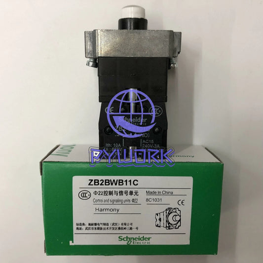 1PCS ZB2BWB11C 24V 1NO button Schneider