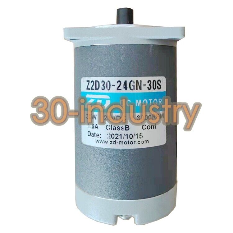 ZD Zhongda Z2D30-24GN-30S DC24V 1.9A Geared Motor - 30W Power - ZHONGDA