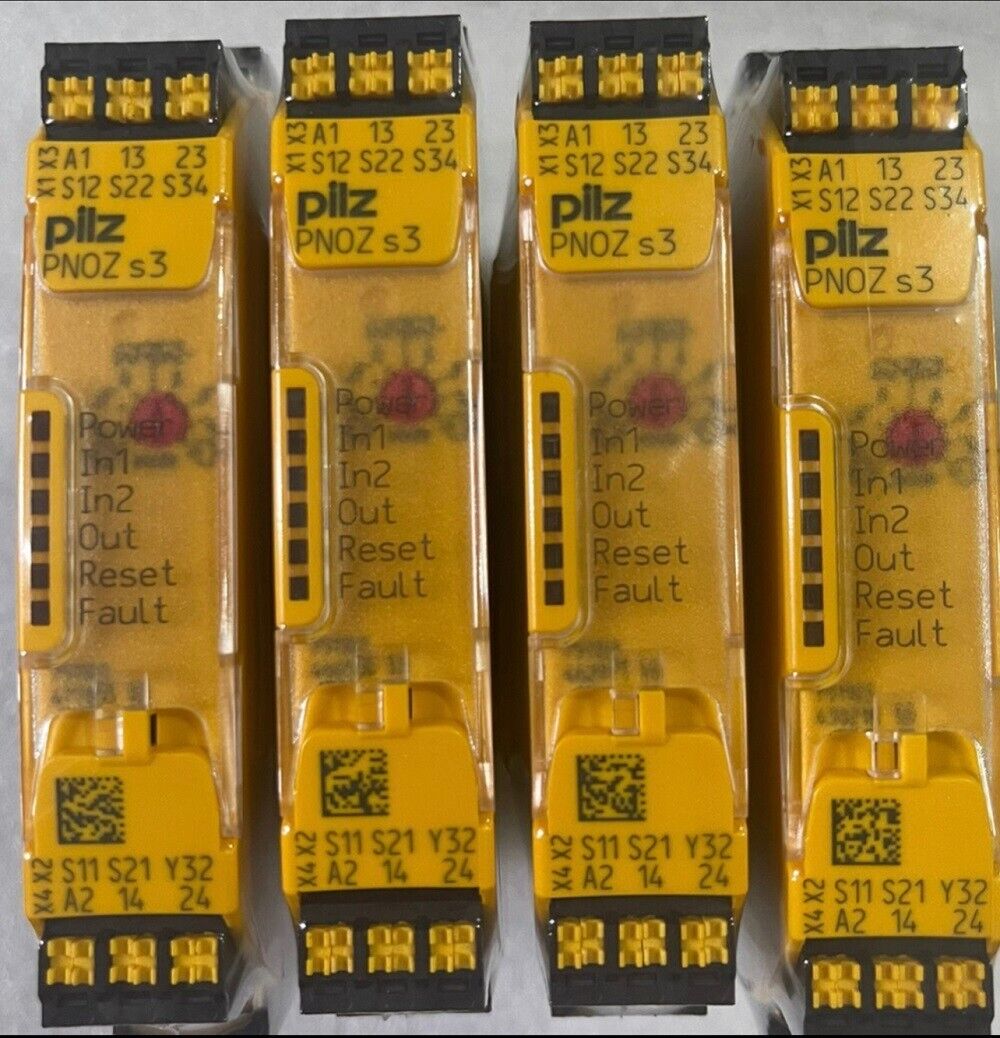 New Pilz PNOZ S3 24VDC Safety Relay with PNOZ 751103 - NEW PILZ