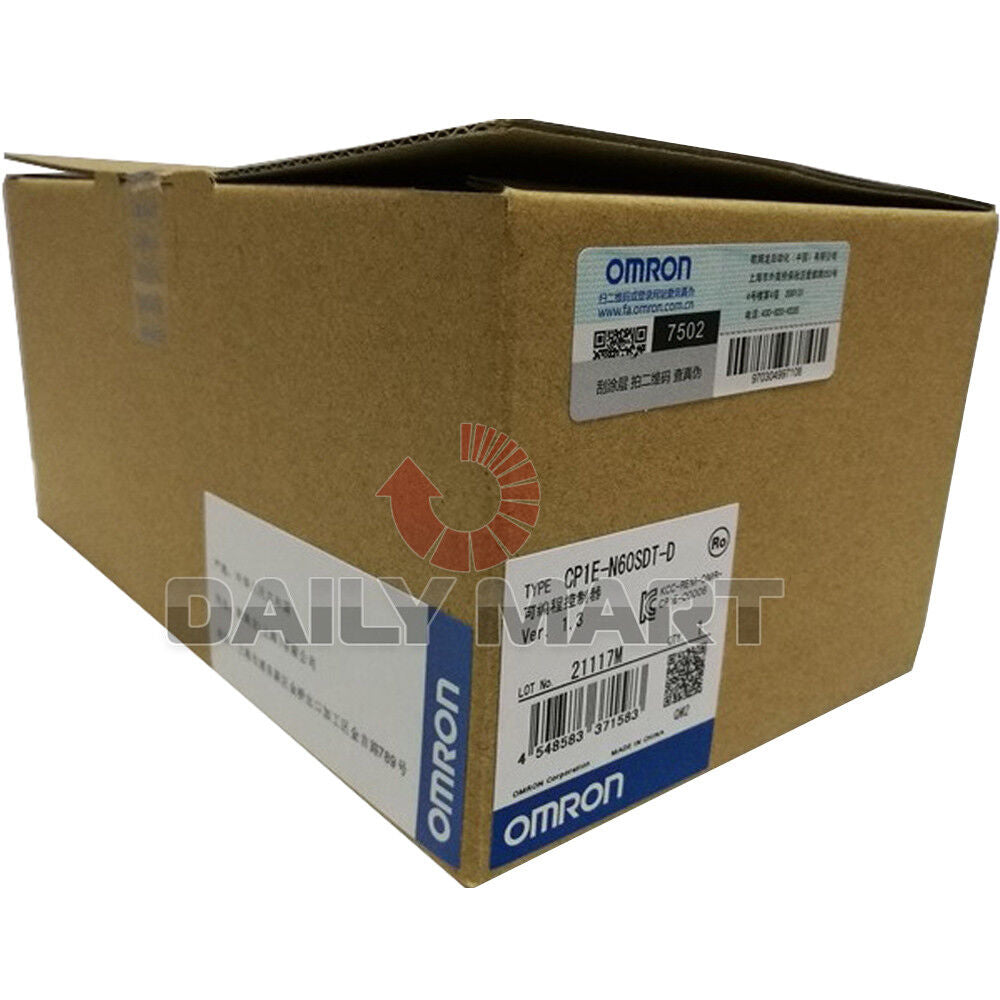 new In Box Omron CP1E-N60SDT-D - OMRON