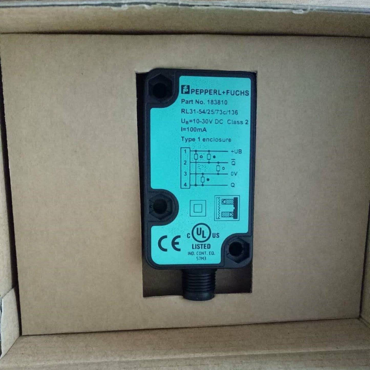 Pepperl+Fuchs RL31-54/25/73c/136 Retroreflective Sensor - PEPPERL+FUCHS
