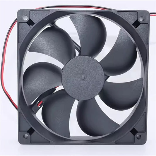 BDK BDH12025S DC12V 0.10A 120x120x25MM 2-Wire Cooling Fan