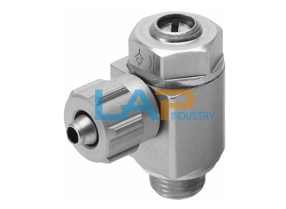 FESTO GRLA-1/8-PK-6-B One-way Flow Control Valve 151168 - FESTO