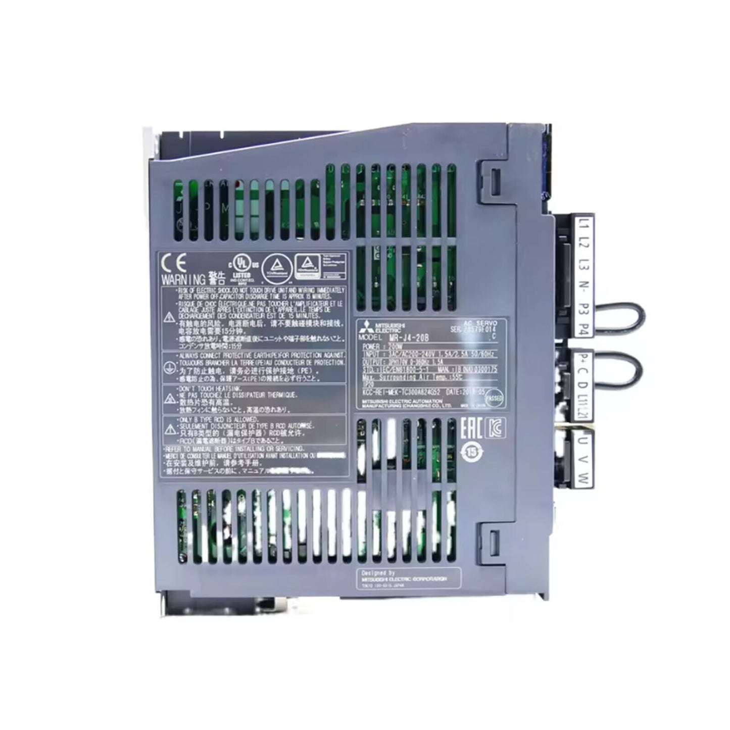 AUTHENTIC MODULE MR-J4-20B Mitsubishi CODE BEN MRJ420B Servo Drive
