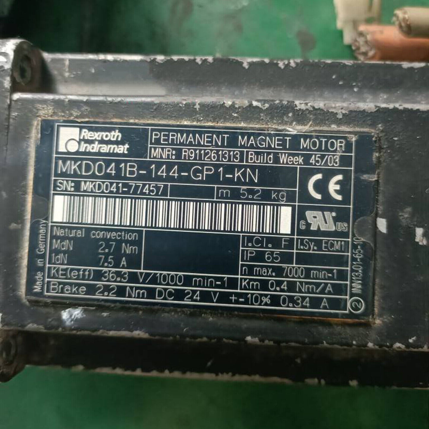 used 1PC Rexroth MKD041B-144-GP1-KN servo motor spot stock - REXROTH
