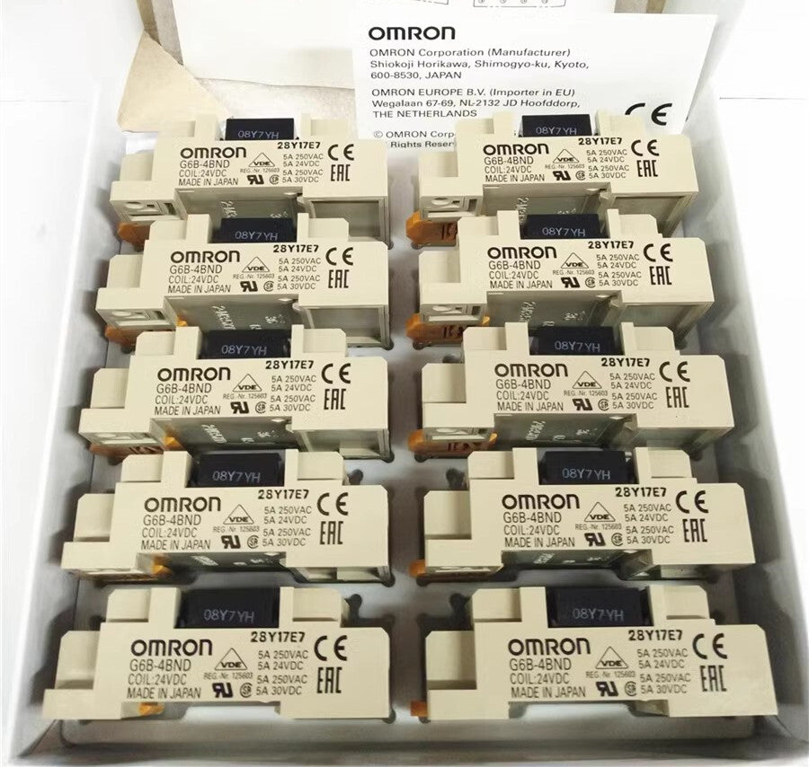 new 1pcs OMRON Terminal Relay G6B-4BND DC24V Module Combination
