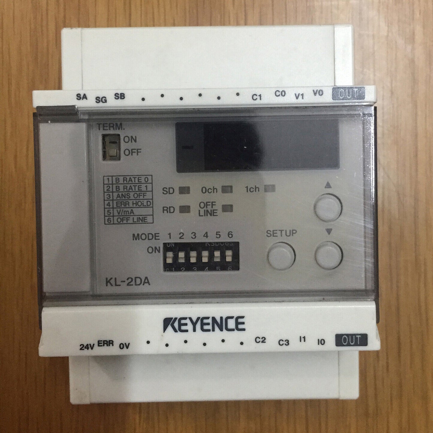 ONE KEYENCE KL-2DA Remote Analog Output Module - KEYENCE
