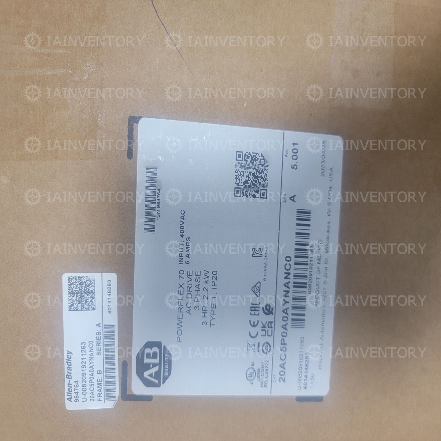 NEW ALLEN BRADLEY Sealed 20AC5P0A0AYNANC0 1 year ship - ALLEN BRADLEY