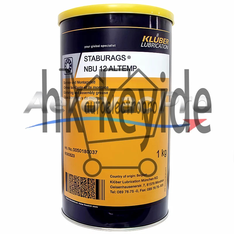 1Pcs KLUBER Staburags NBU 12 ALTEMP Grease 1Kg ( 2.2 LB ) SAFE RELIABLE