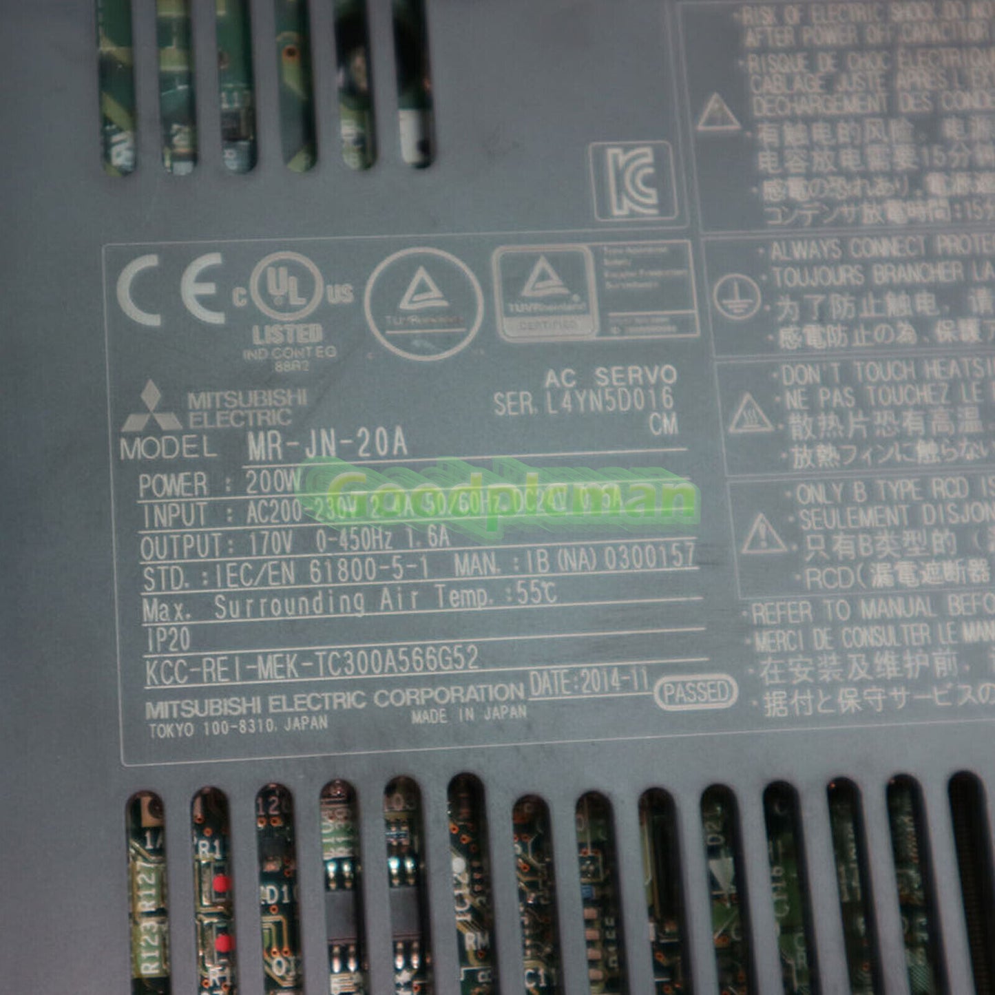 Mitsubishi MR-JN-20A Servo Driver 1Pcs/