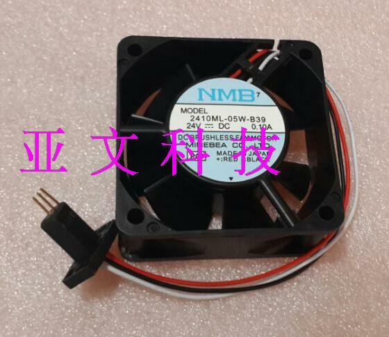 1pcs NMB 2410ML-05W-B39 24V 0.08A 0.10A 6025 for Fanuc cooling fan