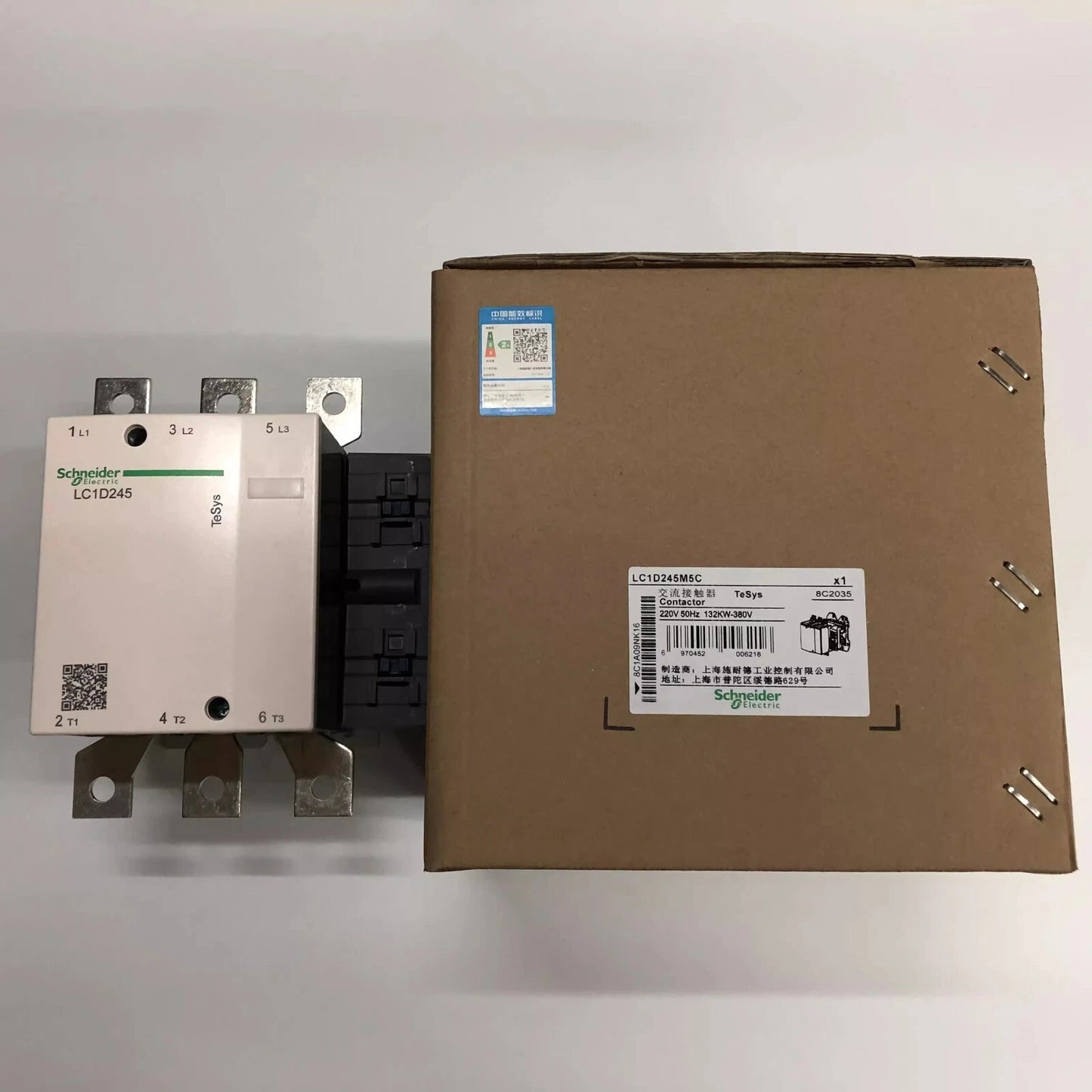 1PCS for LC1D245M5C AC220V 50Hz 3-Pole AC Contactor