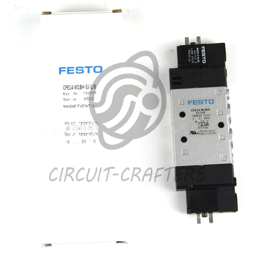 1PCS FESTO CPE14-M1BH-5J-1/8 196939 Solenoid Valve