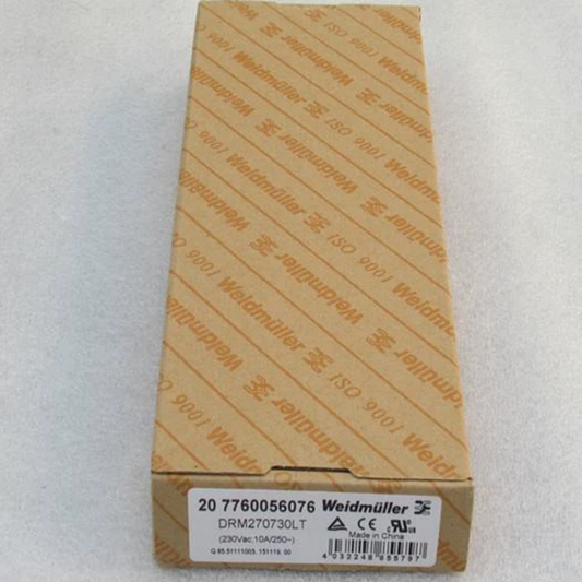 10-PC WEIDMULLER DRM270730LT AC Socket Relay - WEIDMULLER