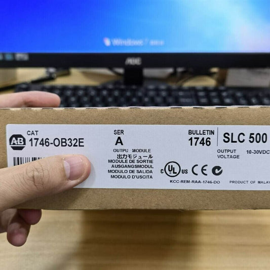 New Factory Sealed AB 1746-OB32E SER A SLC 500 32-Ch DC Output Module - ABB