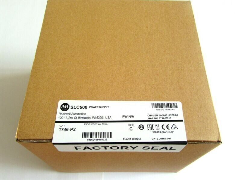 Factory Sealed Allen Bradley 1746-P2 Chassis Power Supply - ALLEN BRADLEY