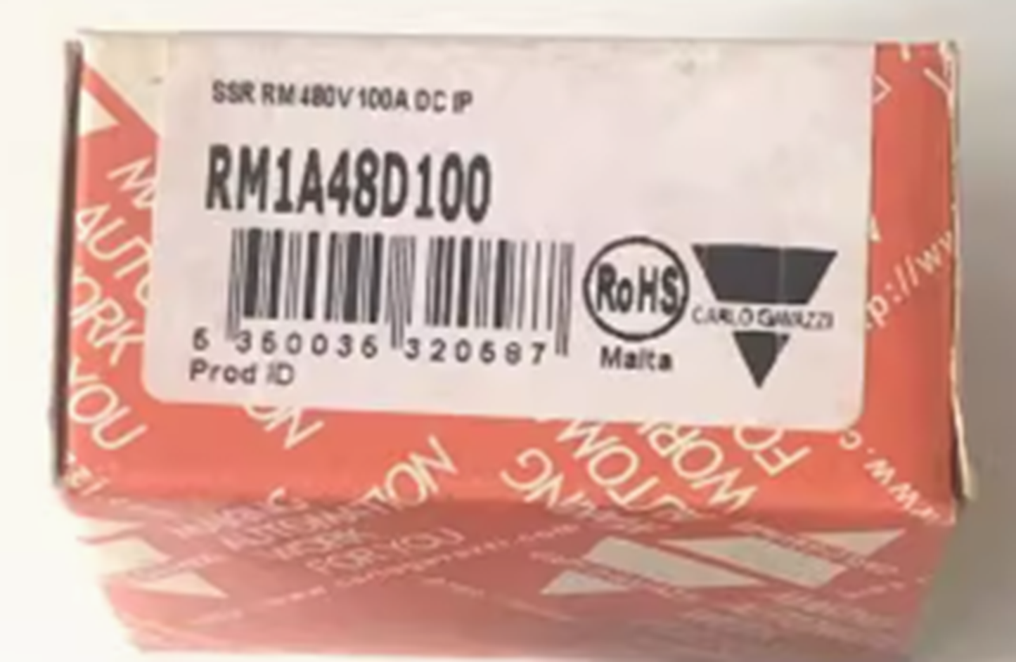 CARLO GAVAZZI RM1A48D100 Solid State Relay - High-Quality Relay Module - CARLO GAVAZZI
