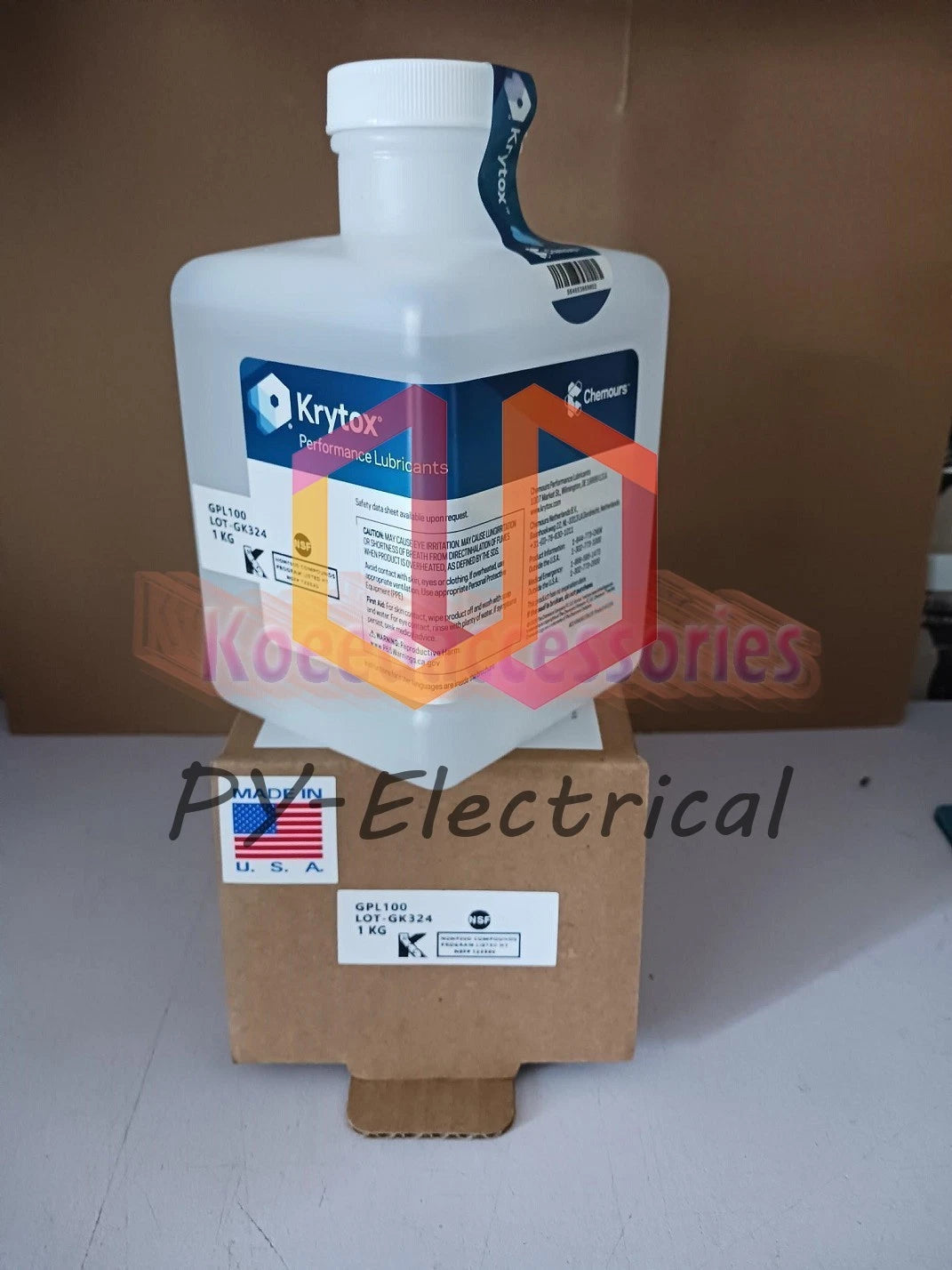 Chemours DUPONT Krytox Lubricants GPL100 1Kg ( 35.3 OZ) #US