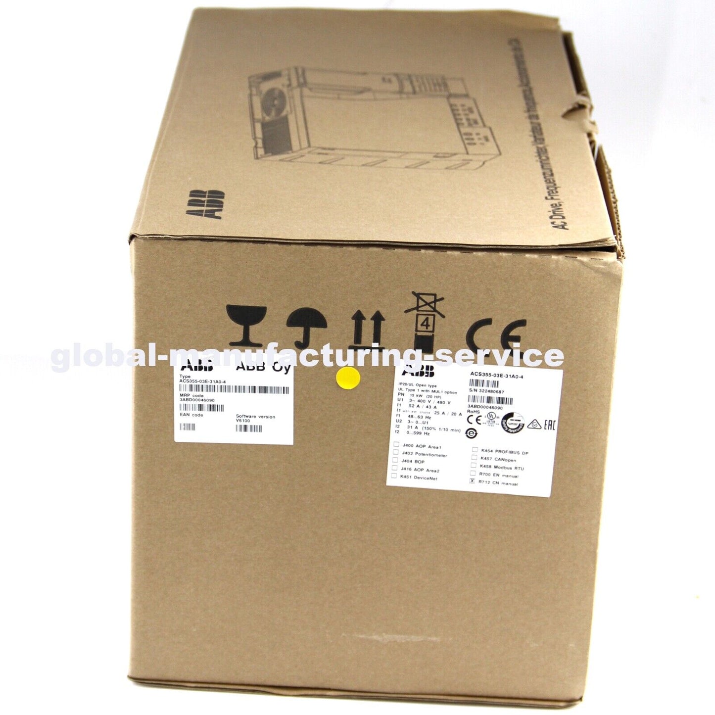 ABB 15KW Inverter ACS355-03E-31A0-4 - ABB