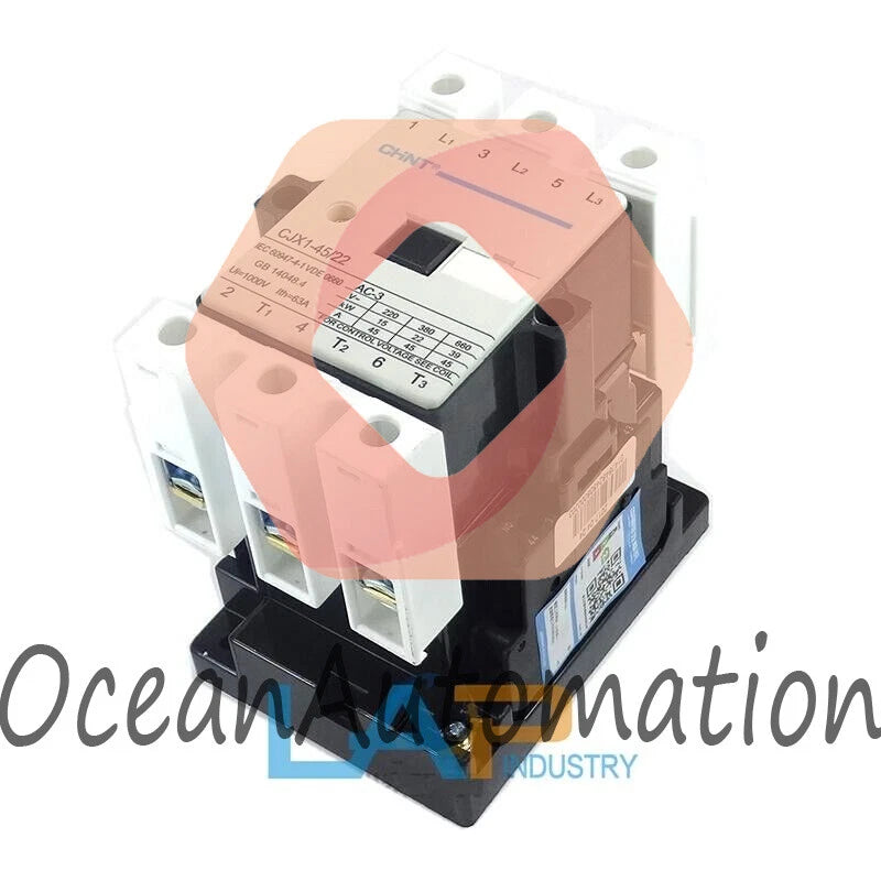 1PCS FOR CHNT AC Contactor CJX1-45/22 220V