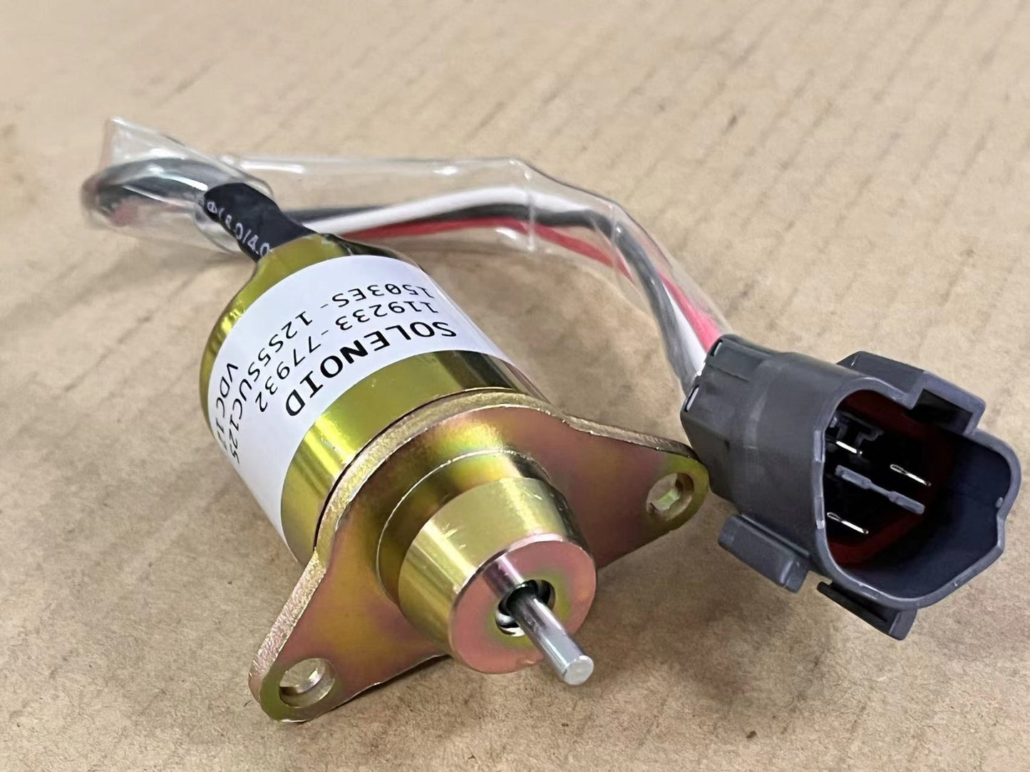 new Fuel Shut Off Stop Solenoid Valve 1503ES-12S5SUC12S 12V for YANMAR Diesel Engine