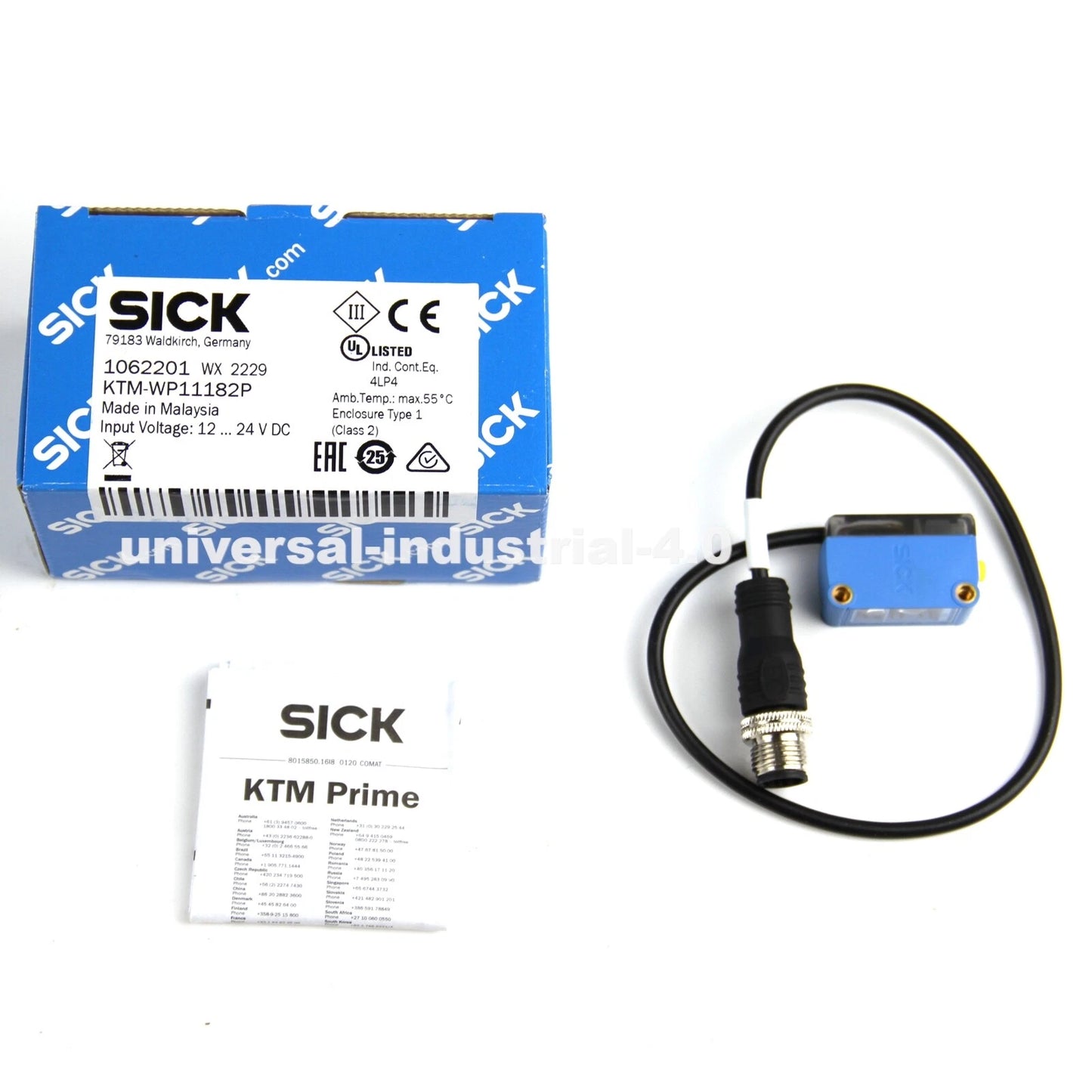 SICK KTM-WP11182P replace KT3W-P1116 PLC PHOTOELECTRIC CONTRAST SENSOR#I