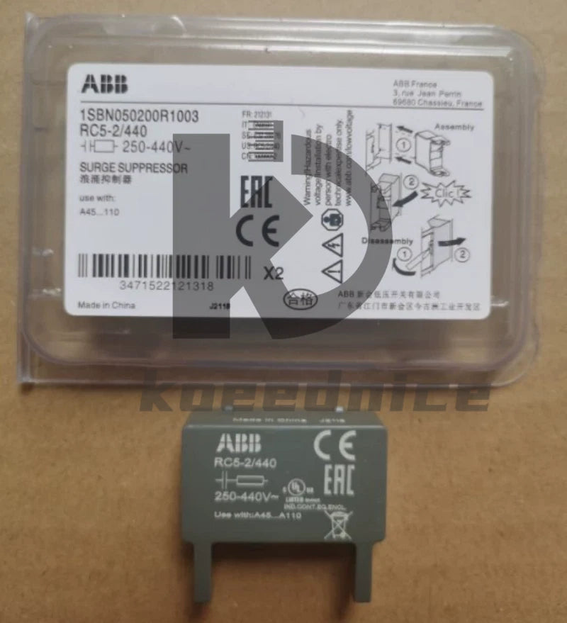 1pc ABB RC5-2/440 surge suppressor 250-440V AC 1SBN050200R1003
