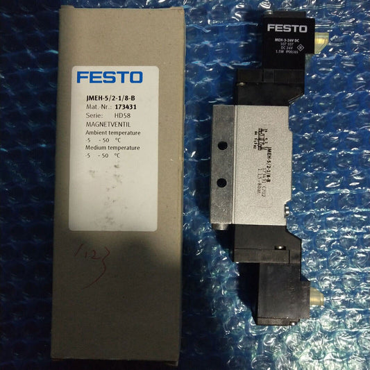 new FESTO JMEH-5/2-1/8-B 173431 1PC Solenoid Valve - FESTO
