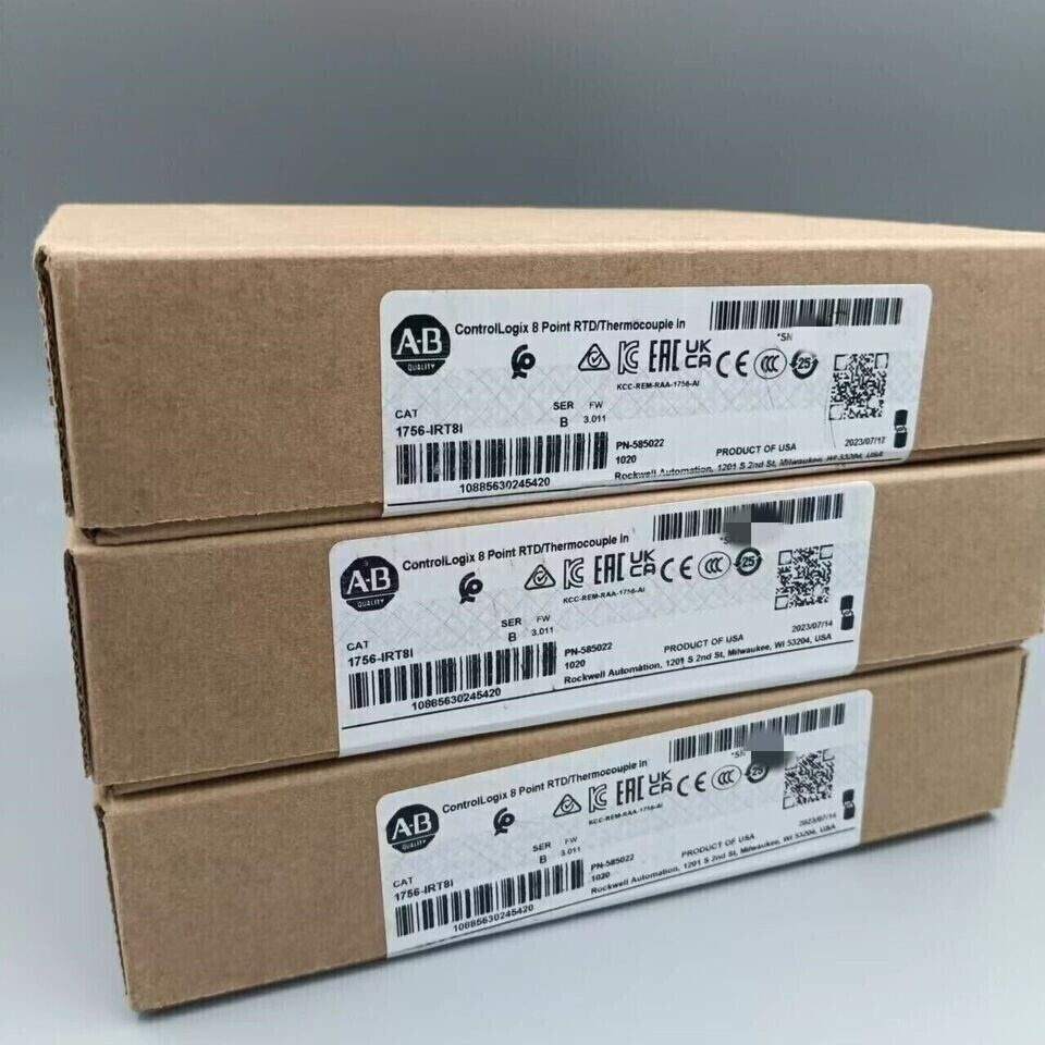 ControlLogix AB 1756-IRT8I SER B 8 Channel Analog Module Factory Sealed | High-Performance Analog Signal Processing - CONTROLLOGIX
