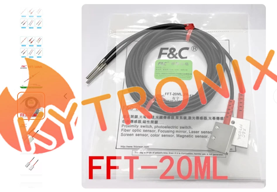 1 PCS F&C FFT-20ML optical fiber sensor