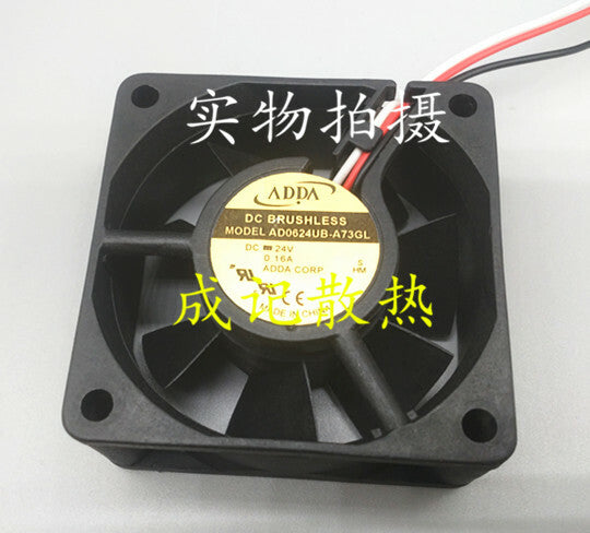 1pcs ADDA AD0624UB-A73GL 6025 24V 6CM 3-wire ball inverter fan 3pin