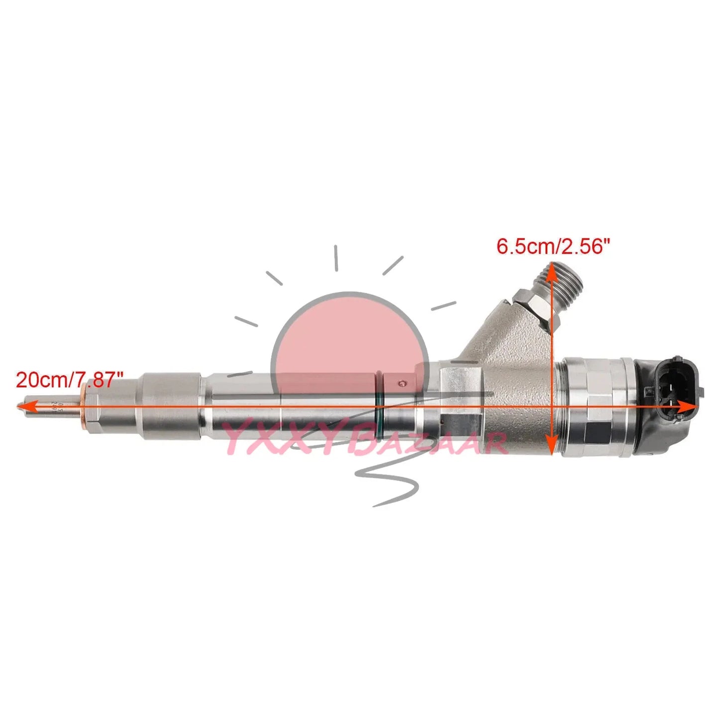 1PCS Bosch Fuel Injectors 0445120042 For Chevy GMC Duramax LBZ Hummer 6.6L 06-07