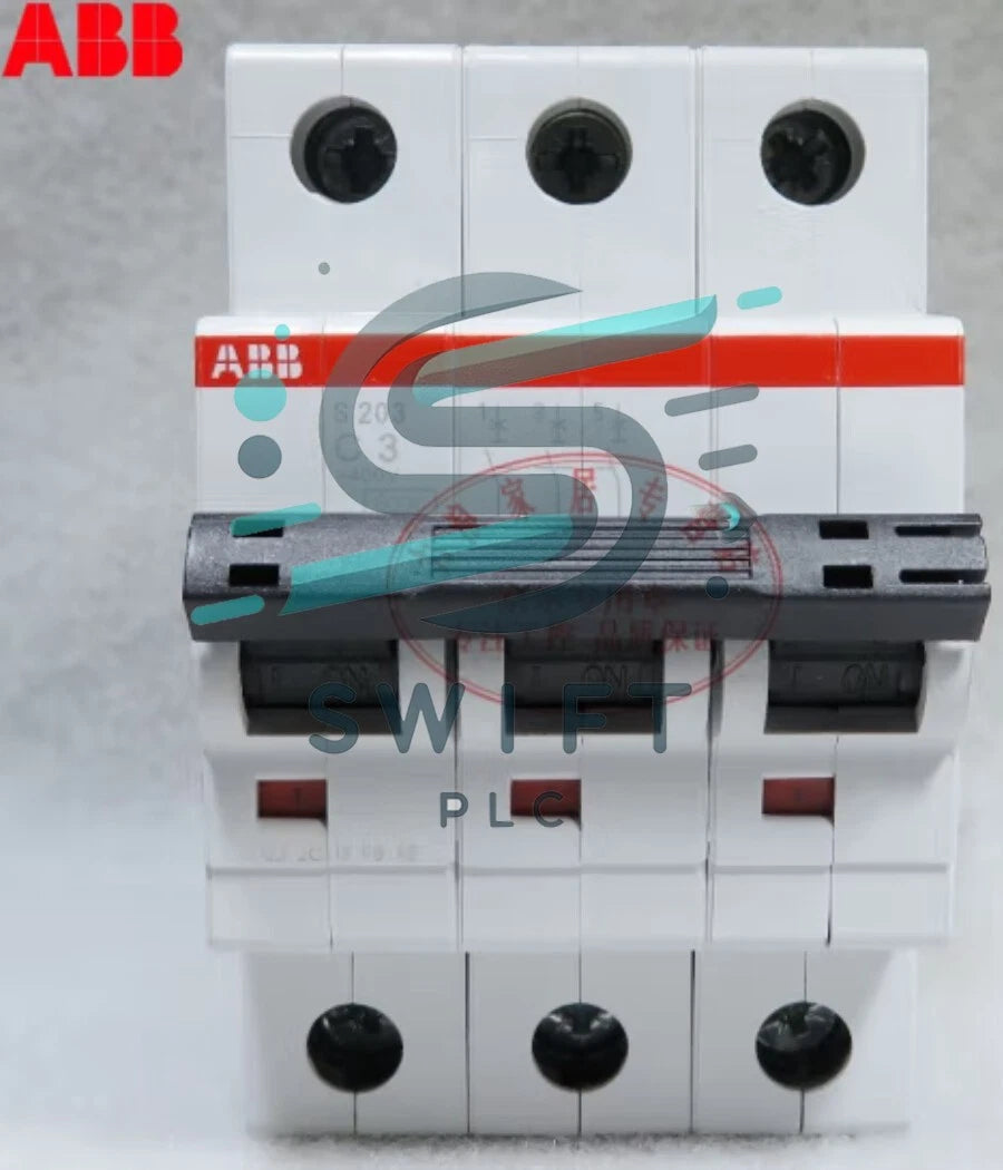ABB Miniature Circuit Breaker 3P 6kA S203-C3 3A