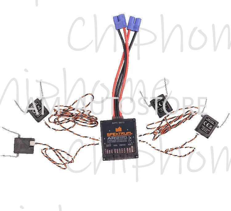 AR12120 with 4 Satellites For SPEKTRUM 2.4G 12-Channel DSM-X PowerSafe Receiver