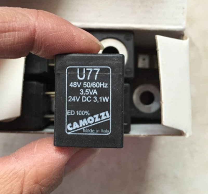 1PC For Camozzi Solenoid Valve Coil U77 24V 48V 50/60Hz 3.1W