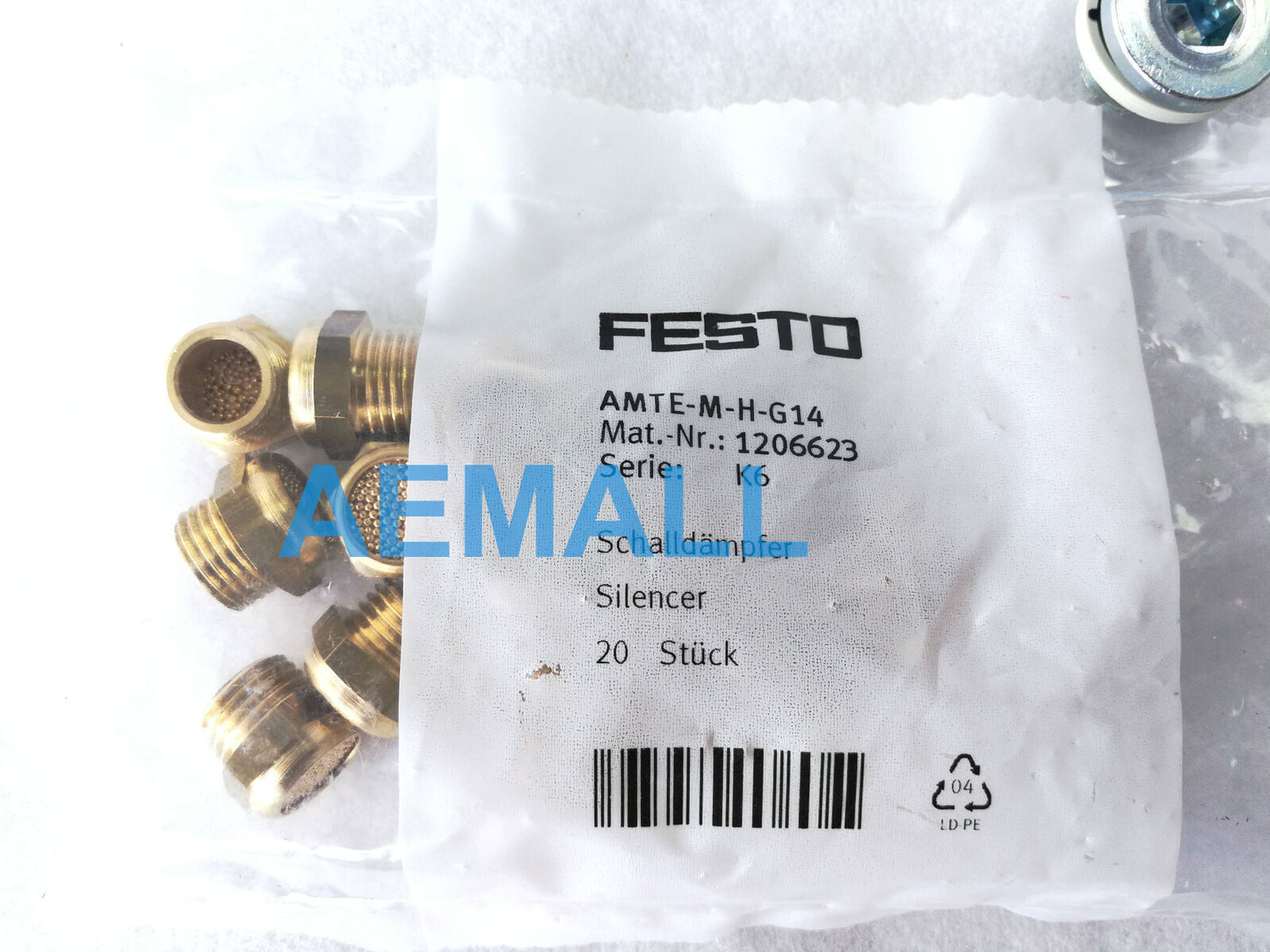 20pcs Festo Silencer AMTE-M-H-G14 1206623