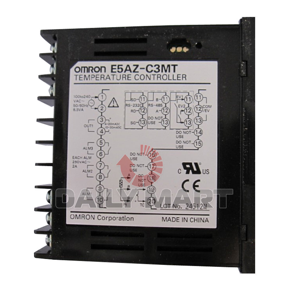 new OMRON E5AZ-C3MT TEMPERATURE CONTROLLER DIGITAL THERMOSTAT PLC MODULE