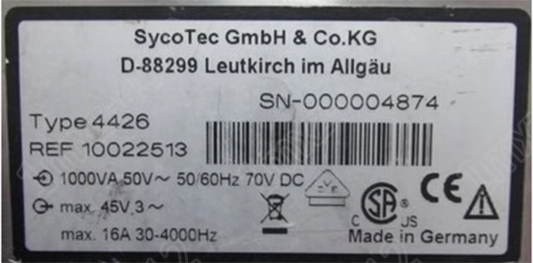 SycoTec KAVO D-88299 - SYCOTEC