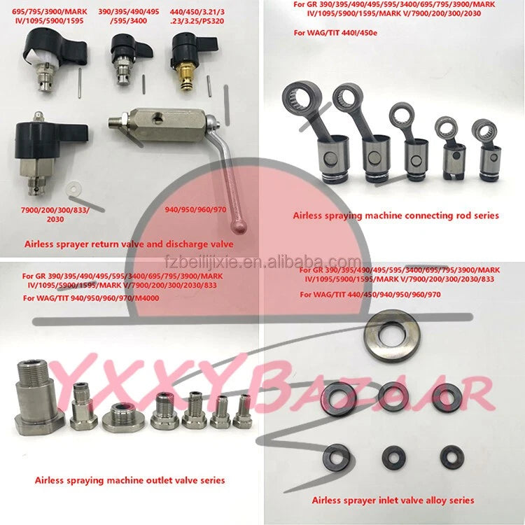 Airless Spray Lower Models Pump 250CC Body Repair Kit 25D237 for Xtreme X50