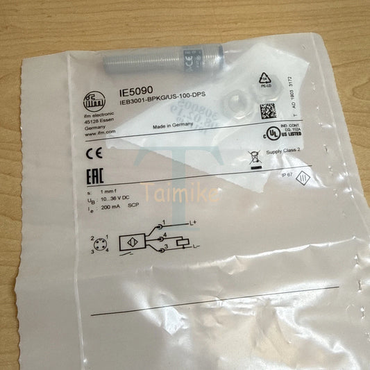 ! IFM IE5090 Inductive Proximity Sensor IEB3001-BPKG/US-100-DPS