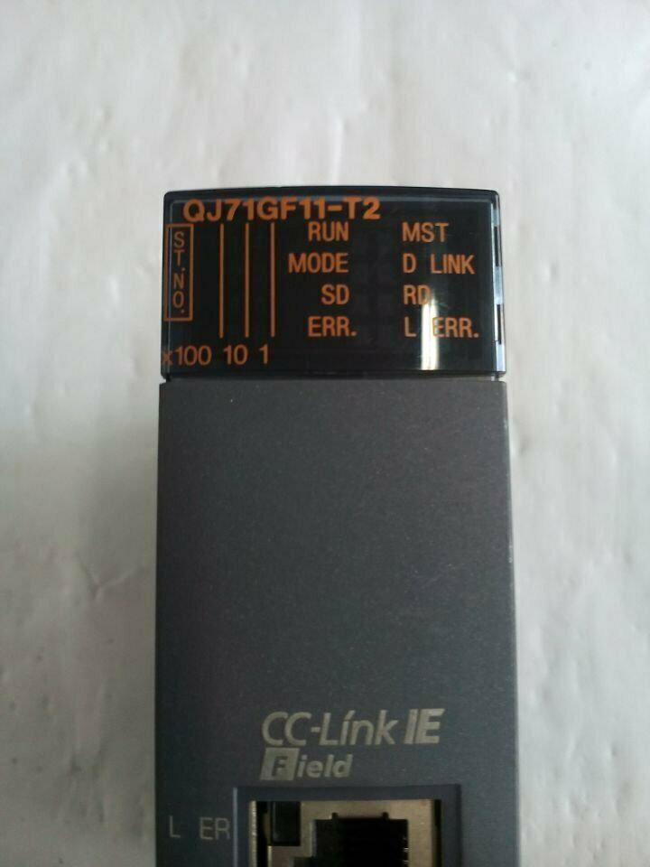 Used Mitsubishi Q Series QJ71GF11-T2 PLC, Tested and in Good Condition - MITSUBISHI