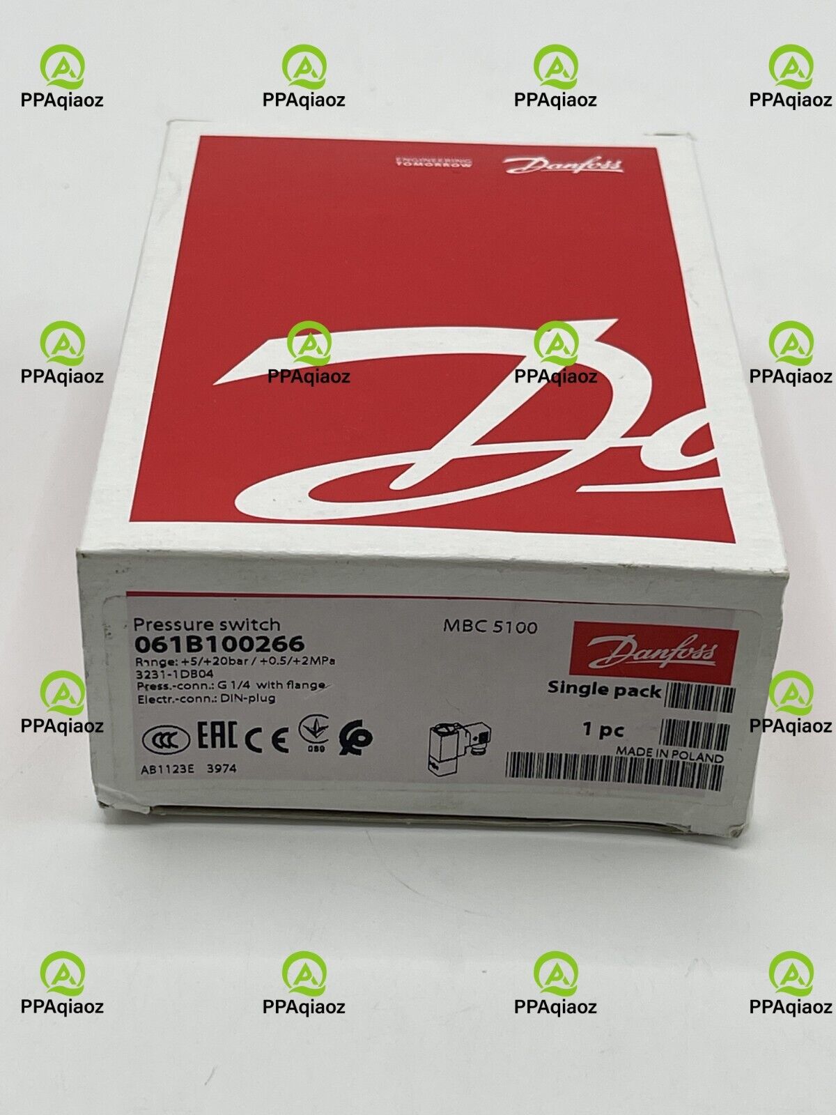 DANFOSS Pressure Switch 061B100266 MBC 5100 Fast Delivery - DANFOSS