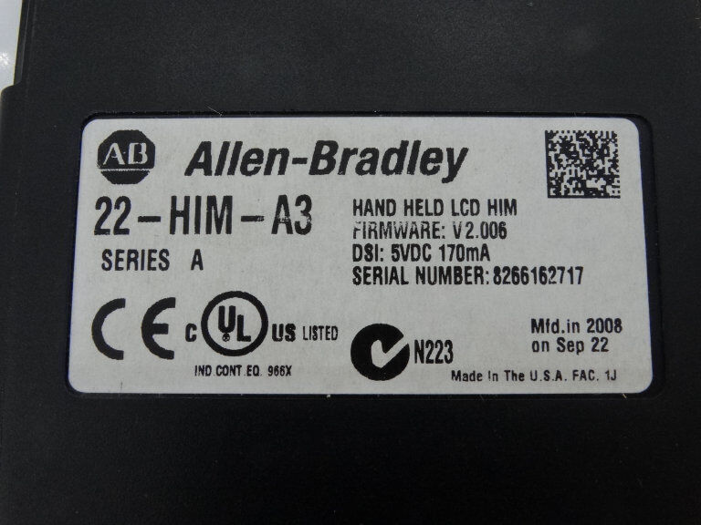 Allen Bradley 22-HIM-A3 HMI Series A with 16-bit Resolution and 10-bit Encoding - ALLEN BRADLEY
