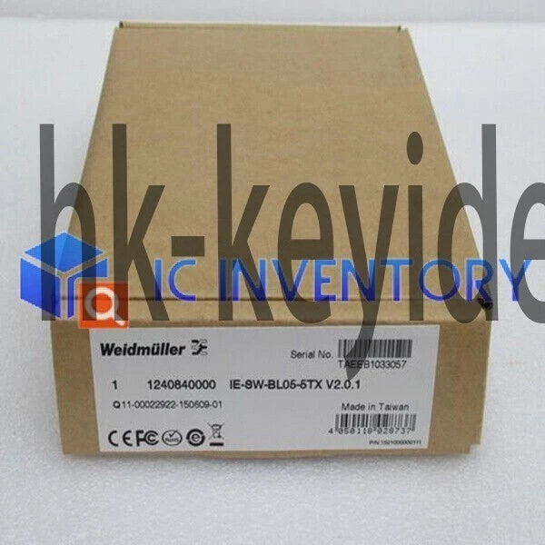 1PCS Weidmuller Switch IE-SW-BL05-5TX 1240840000