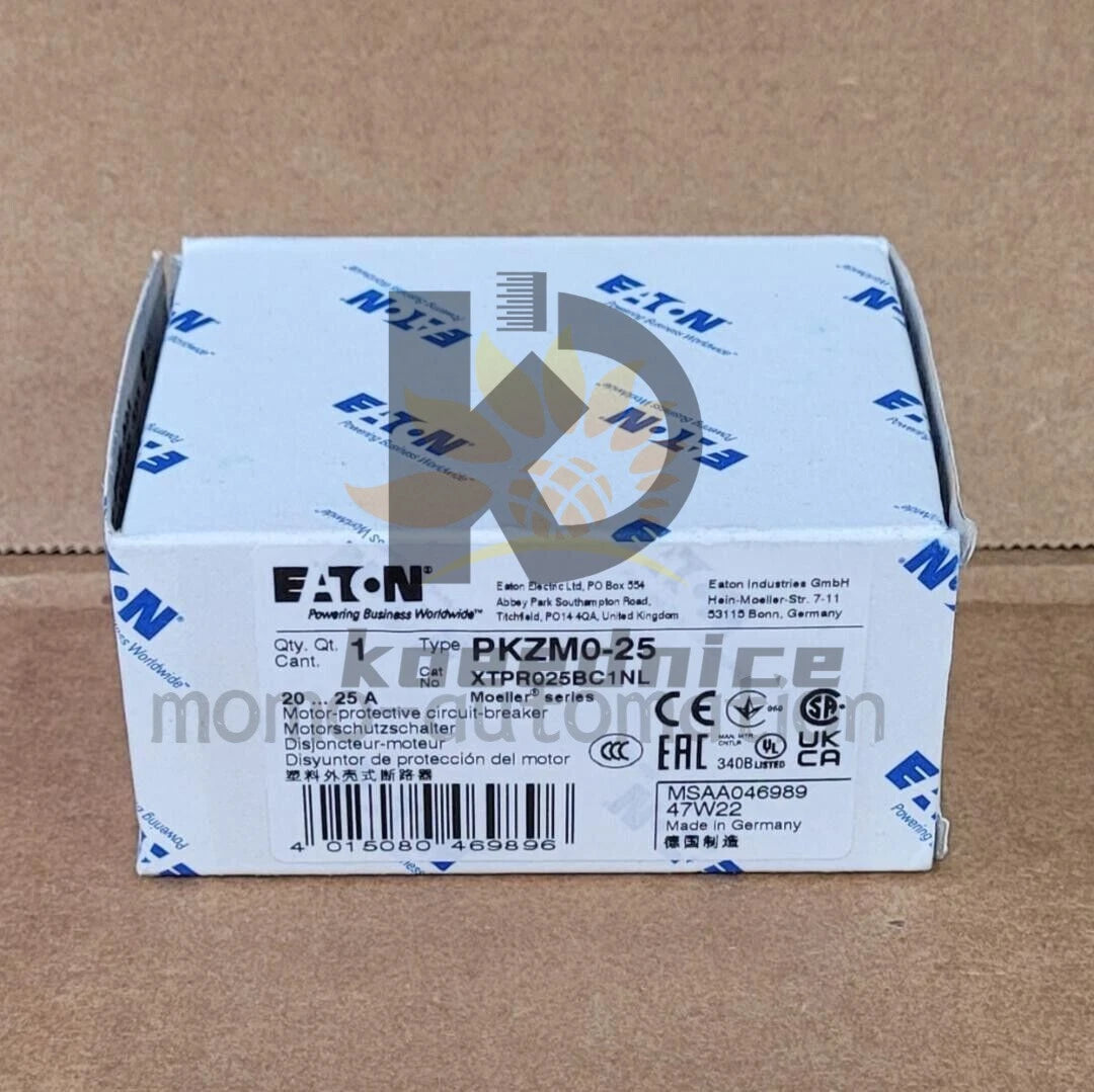 1PCS EATON Moeller PKZM0-25 Motor Protective Circuit Breaker