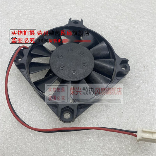 used cooling fan ICFAN F6010AP-12LCW 6010 12V 0.1A 0610-12 2-wire - ICFAN