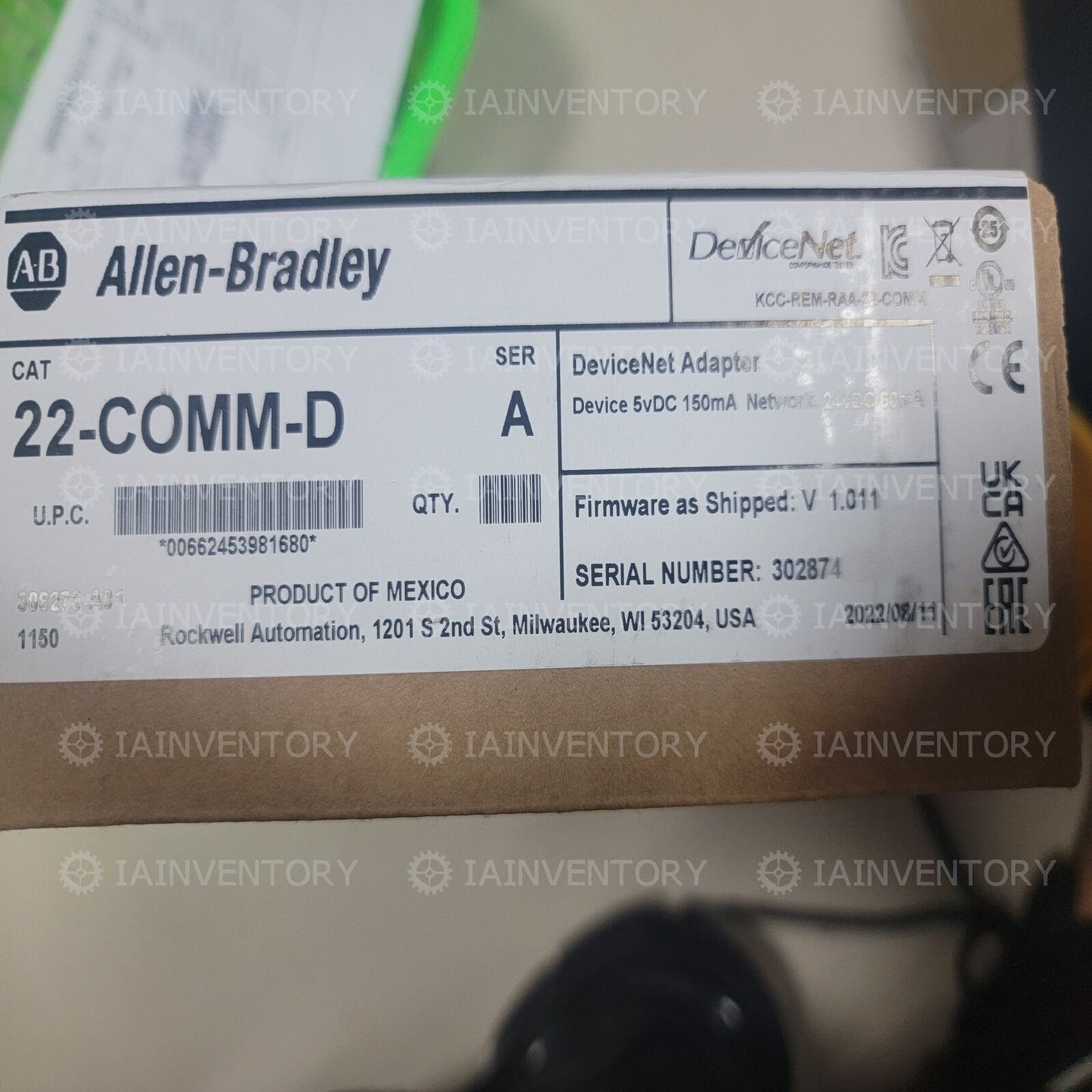 Allen-Bradley DeviceNet Adapter Fast (1PC, 22-COMM-D) - ALLEN-BRADLEY