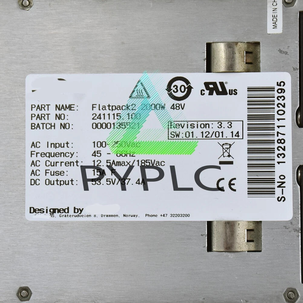 For ELTEK FLATPACK2 2000W 53.5V 37.4A Communication Switching Power Supply